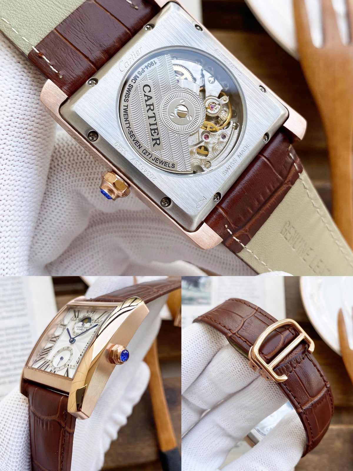 TANK MC 40MM LEATHER STRAP