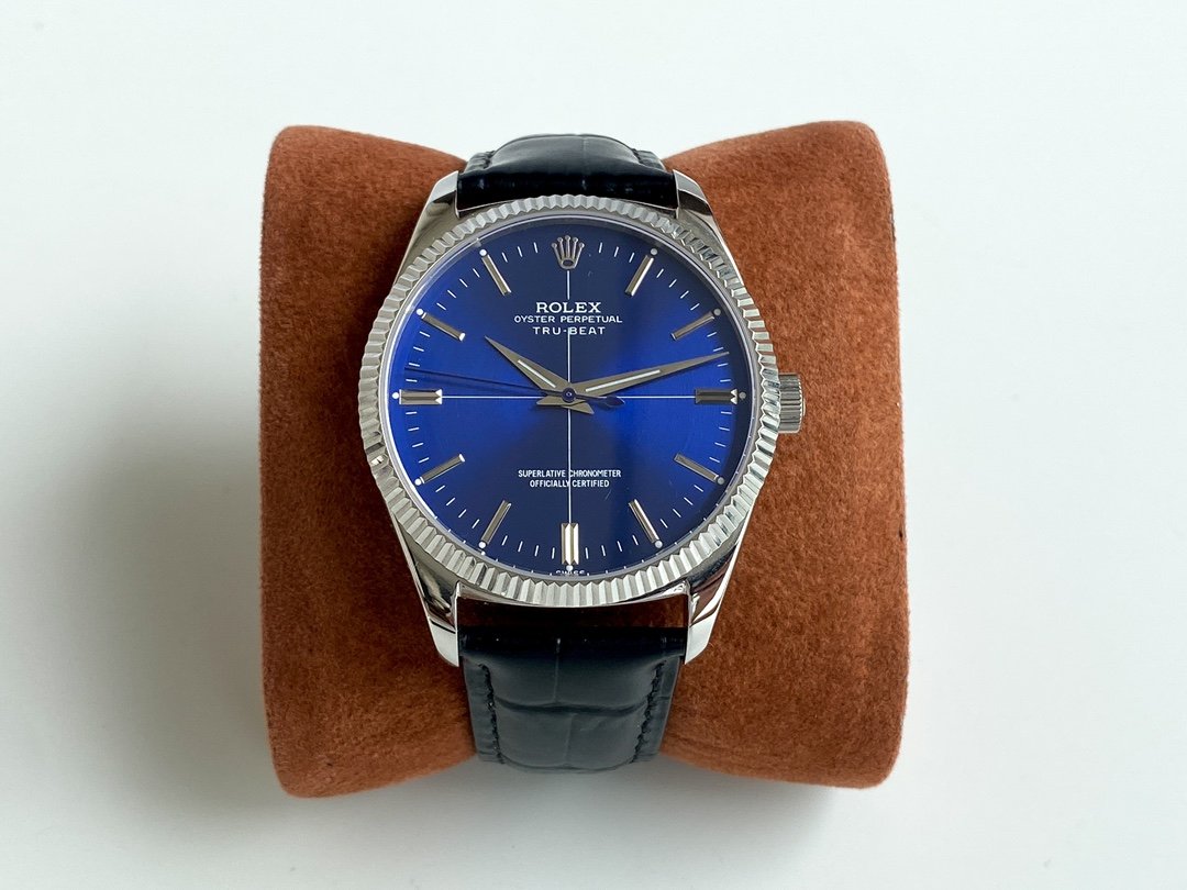 OYSTER PERPETUAL 41 STEEL CASE LEATHER