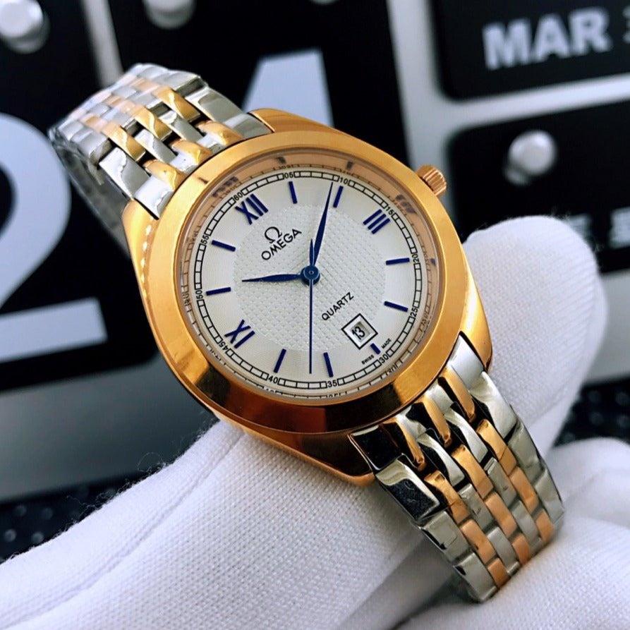 DE VILLE 33MM QUARTZ GOLD STEEL