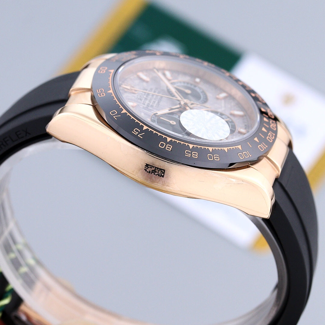 DAYTONA 40 CERAMIC ROSE GOLD METEORITE DIAL