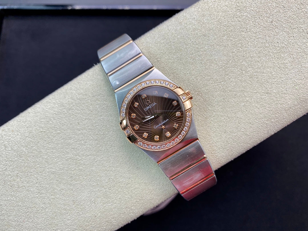 Omega Constellation 27mm Quartz Chocolate Dial
