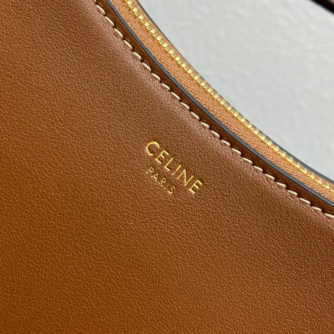 Celine Medium Strap Ava Bag Brown Calfskin 281810