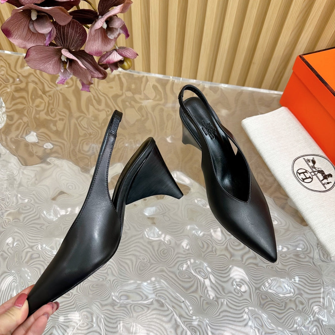 HM Intime 75 Pump Black Lambskin 957093
