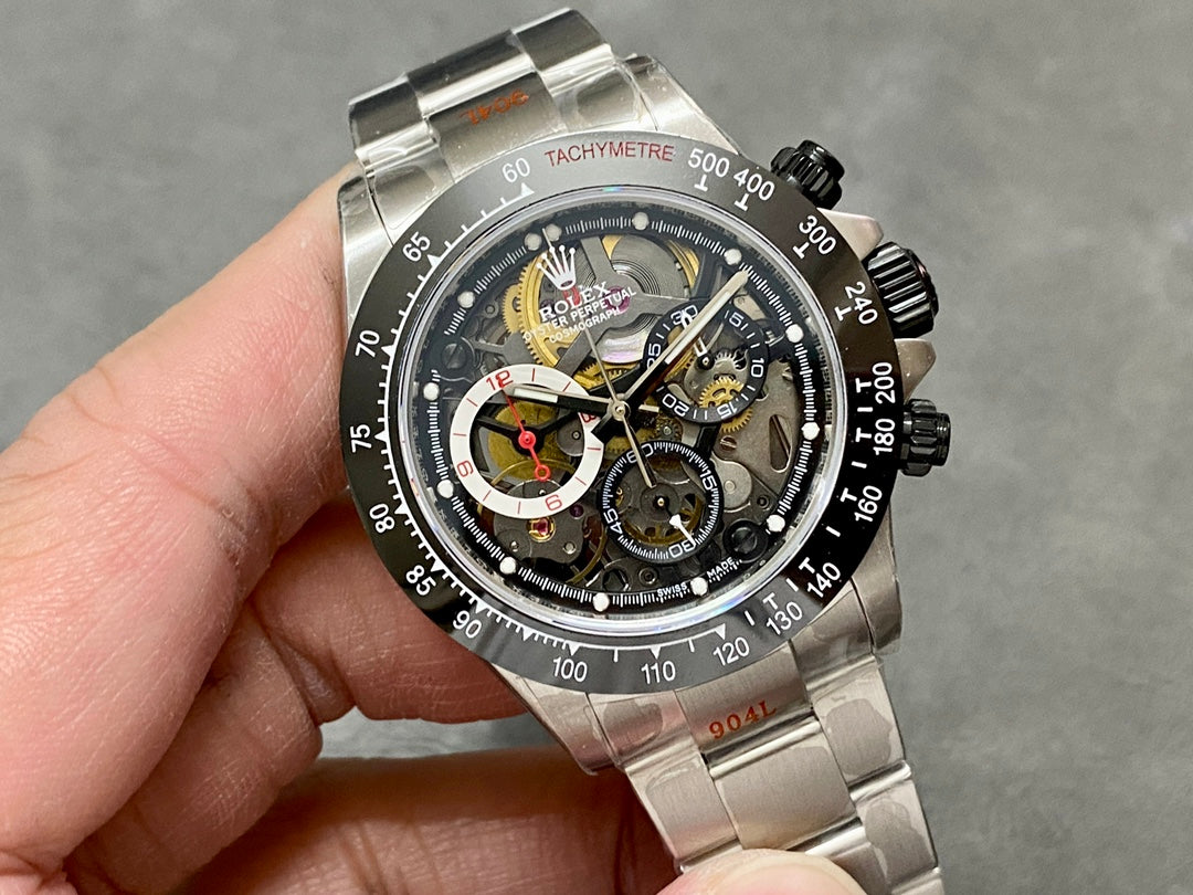 Rolex Daytona 40mm Silver Black