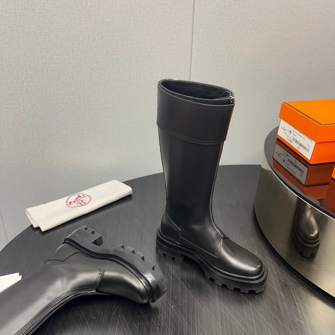 HM High Boots 30mm Black Cowhide 952461
