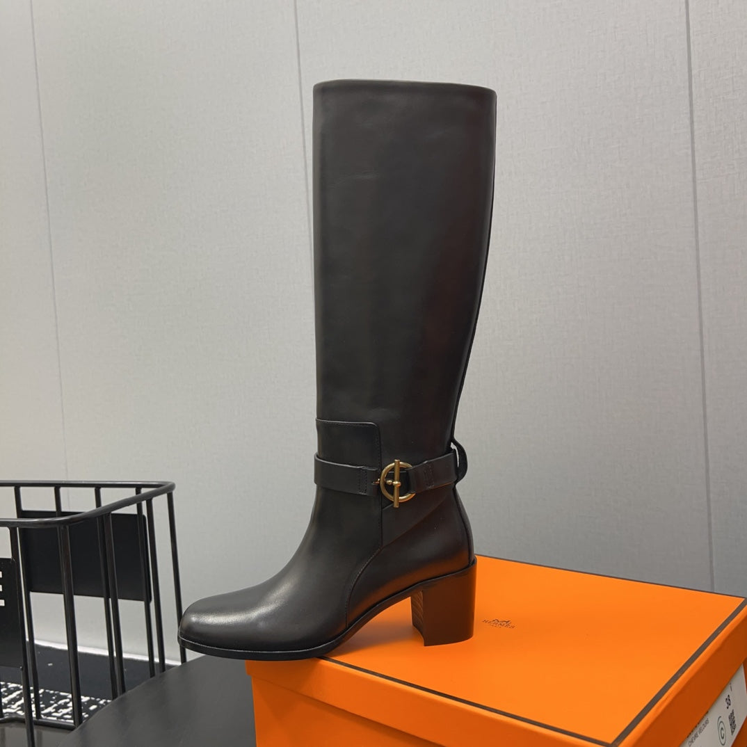 HM Justine 50 Boot Black Cowhide 952361