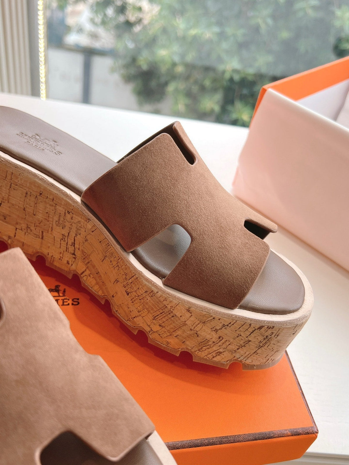 EZE 65 SANDAL CARAMEL SUEDE