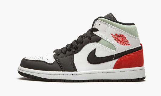 Jordan 1 Mid SE Red Grey Black Toe Sneakers - Premium Sneaker