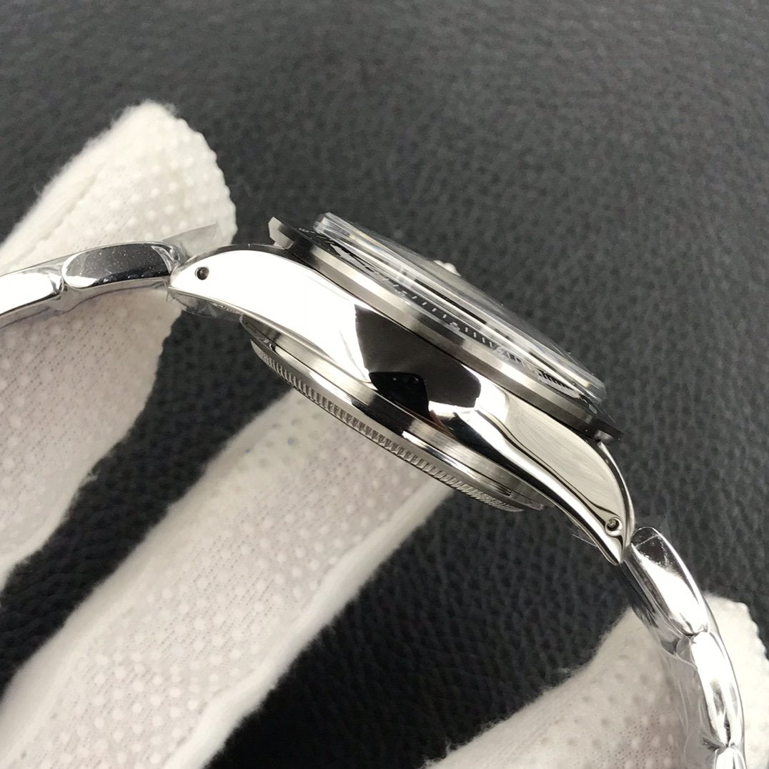 DAYTONA 38MM VINTAGE BLACK BEZEL SILVER DIAL