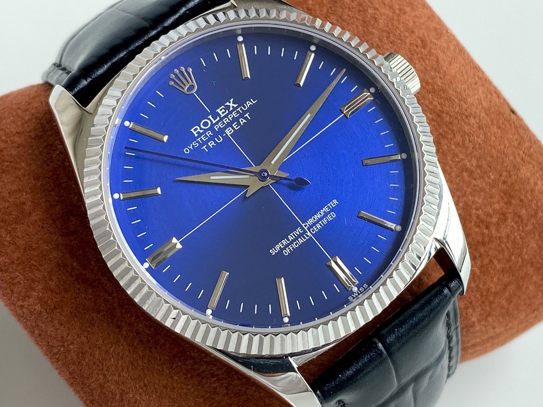 OYSTER PERPETUAL 41 STEEL CASE LEATHER