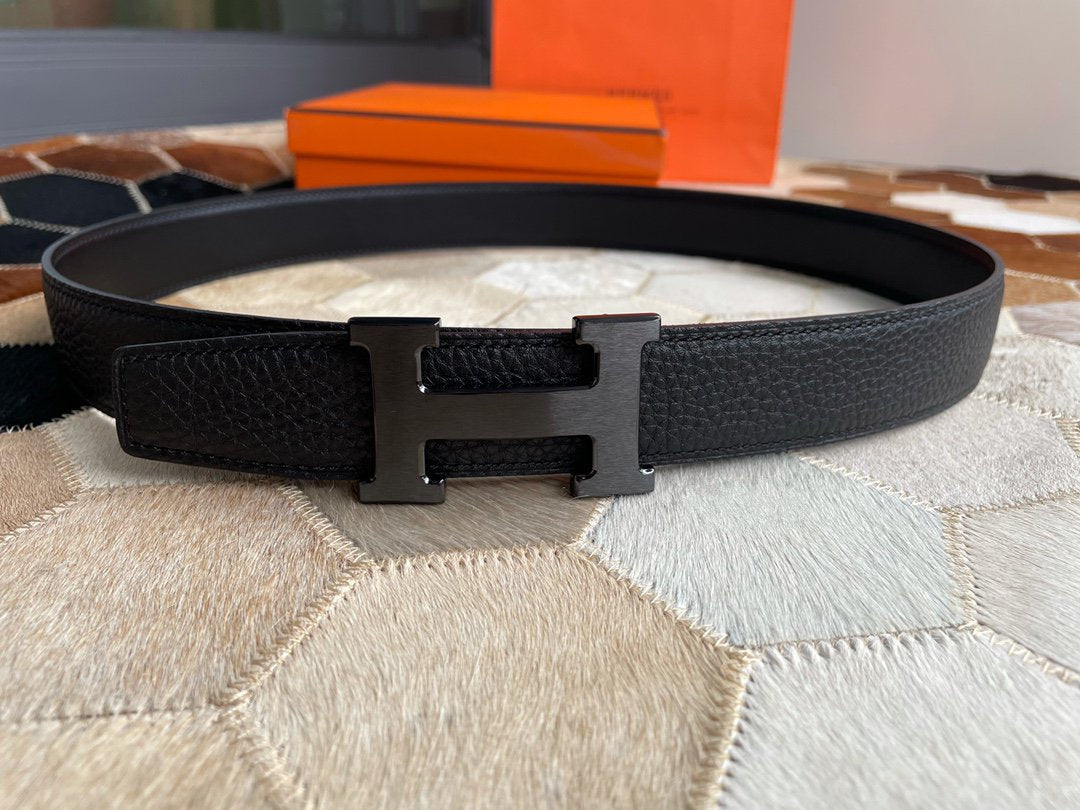 H CONTANCE BELT 38MM ALL BLACK
