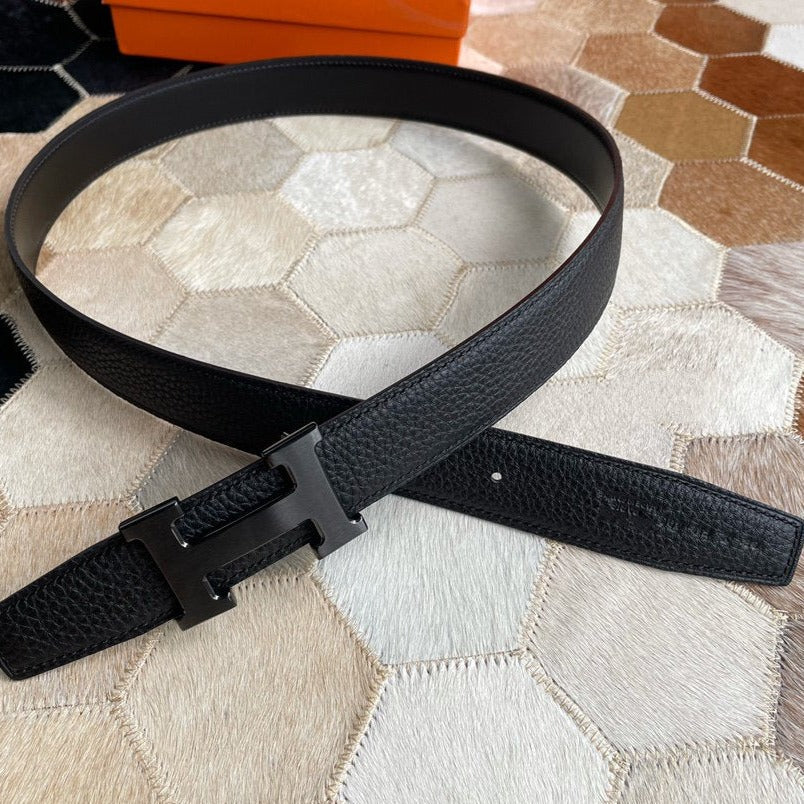 H CONTANCE BELT 38MM ALL BLACK
