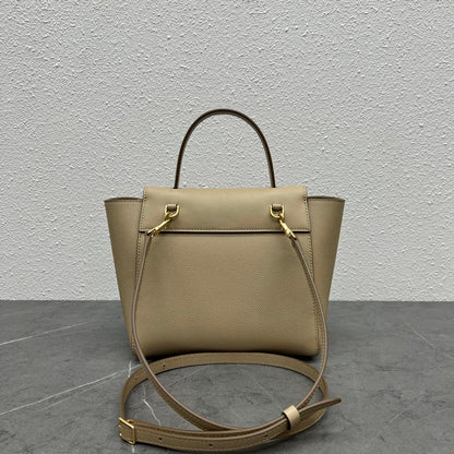Celine  Nano Belt Bag Beige Grain Leather
