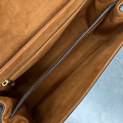 Celine Teen Soft 16 Shoulder Bag Tan Smooth Calfskin