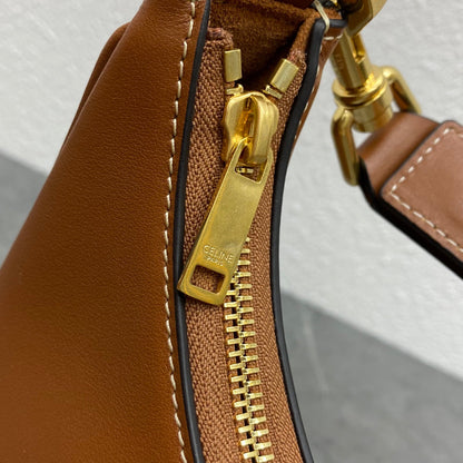 Celine Medium Strap Ava Bag Brown Calfskin 281810