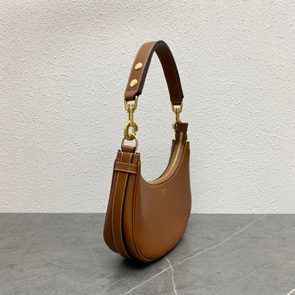 Celine Medium Strap Ava Bag Brown Calfskin 281810