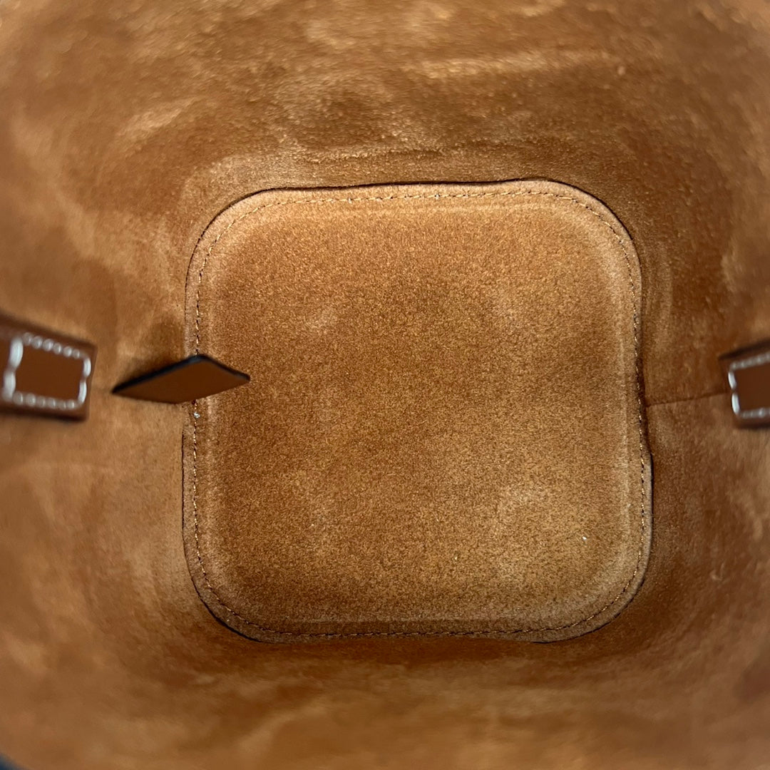 Celine Small Box Cuir Triomphe Bag Brown Calfskin