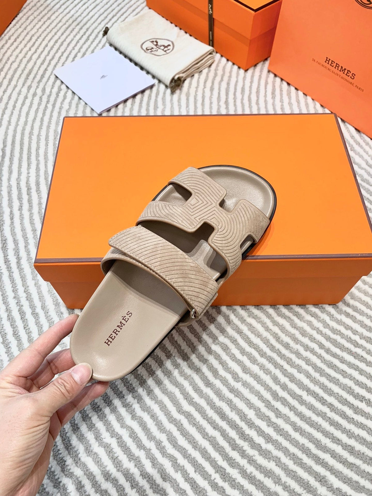 HM Chypre Sandal Beige Suede 963236