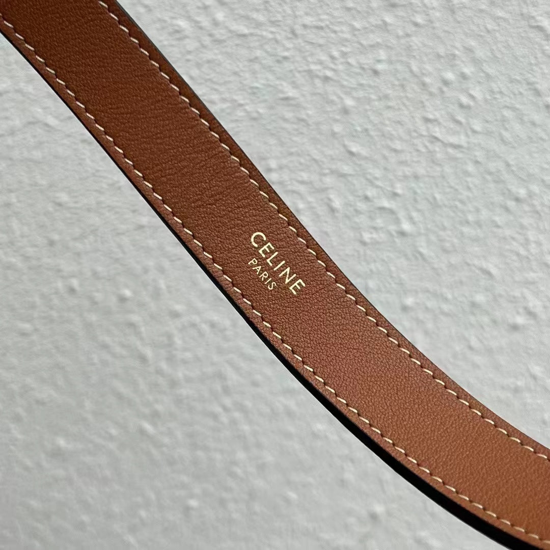 Celine Héloïse Bag Triomphe Brown Smooth Calfskin
