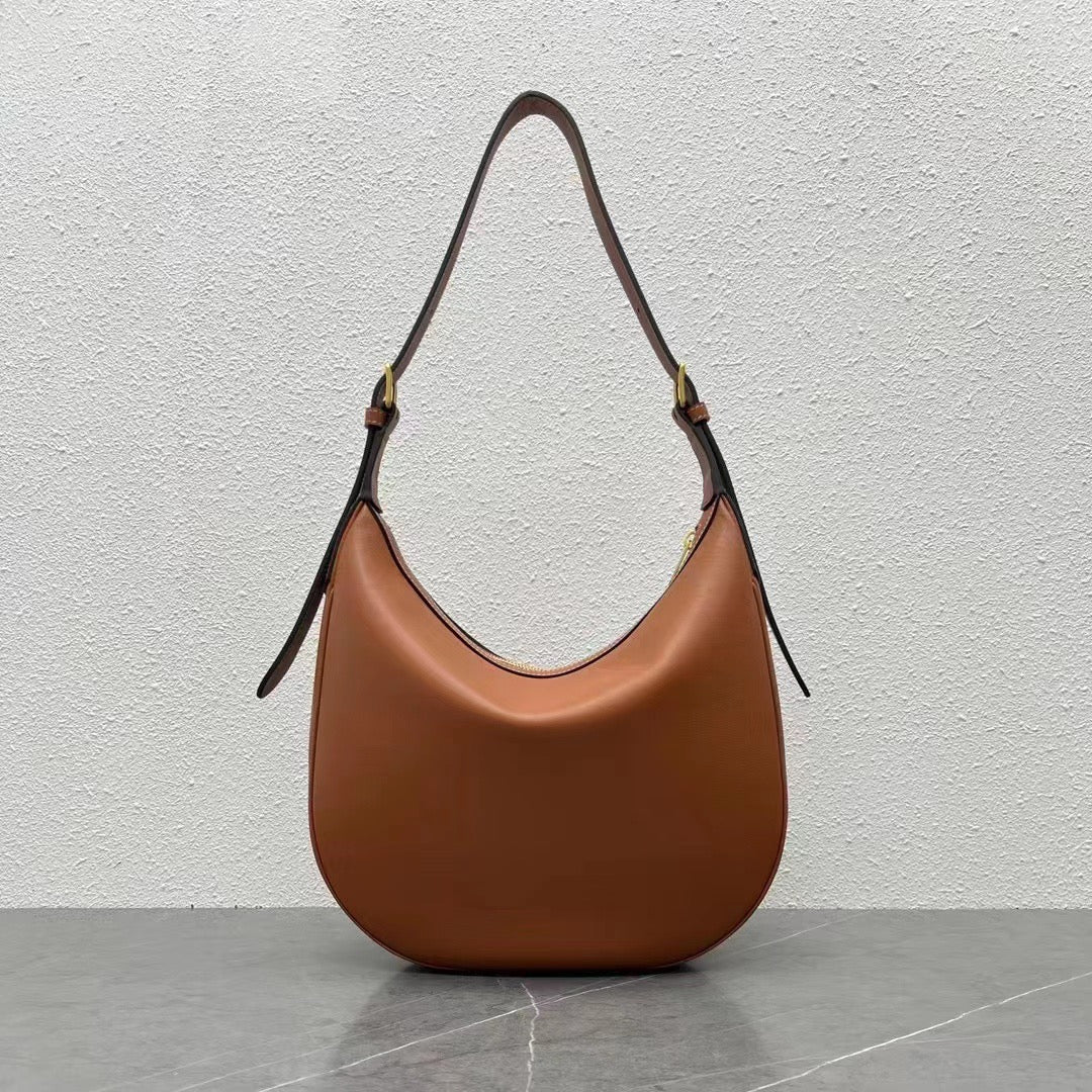 Celine Héloïse Bag Triomphe Brown Smooth Calfskin