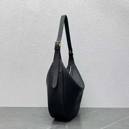 Celine Héloïse Bag Triomphe Black Grain Calfskin