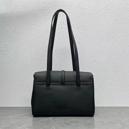 Celine Soft 16 Bag Black Grained Calfskin