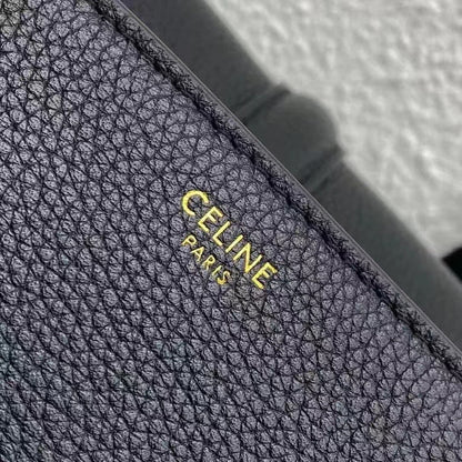 Celine Soft 16 Bag Black Grained Calfskin