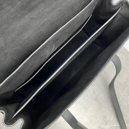 Celine Soft 16 Bag Black Grained Calfskin