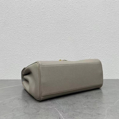 Celine Soft 16 Bag Taupe Grained Calfskin