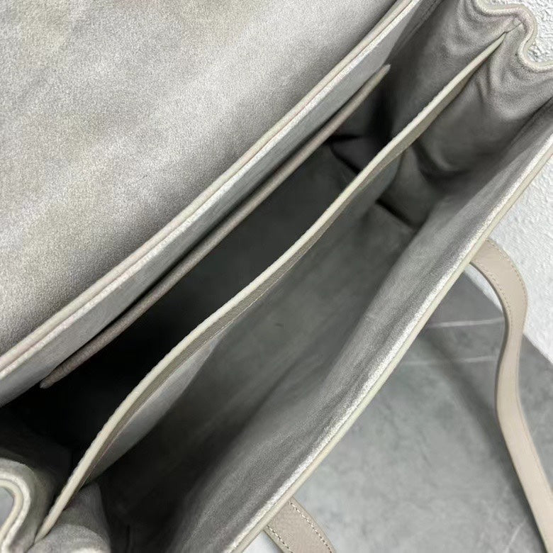 Celine Soft 16 Bag Taupe Grained Calfskin