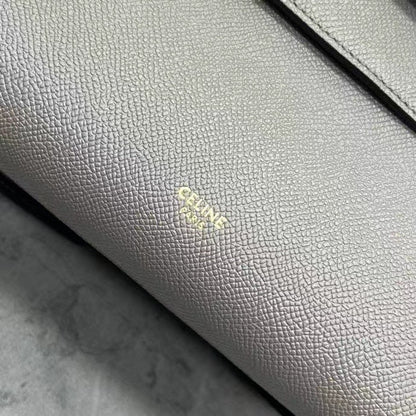 Celine  Nano Belt Bag Grey Grain Leather