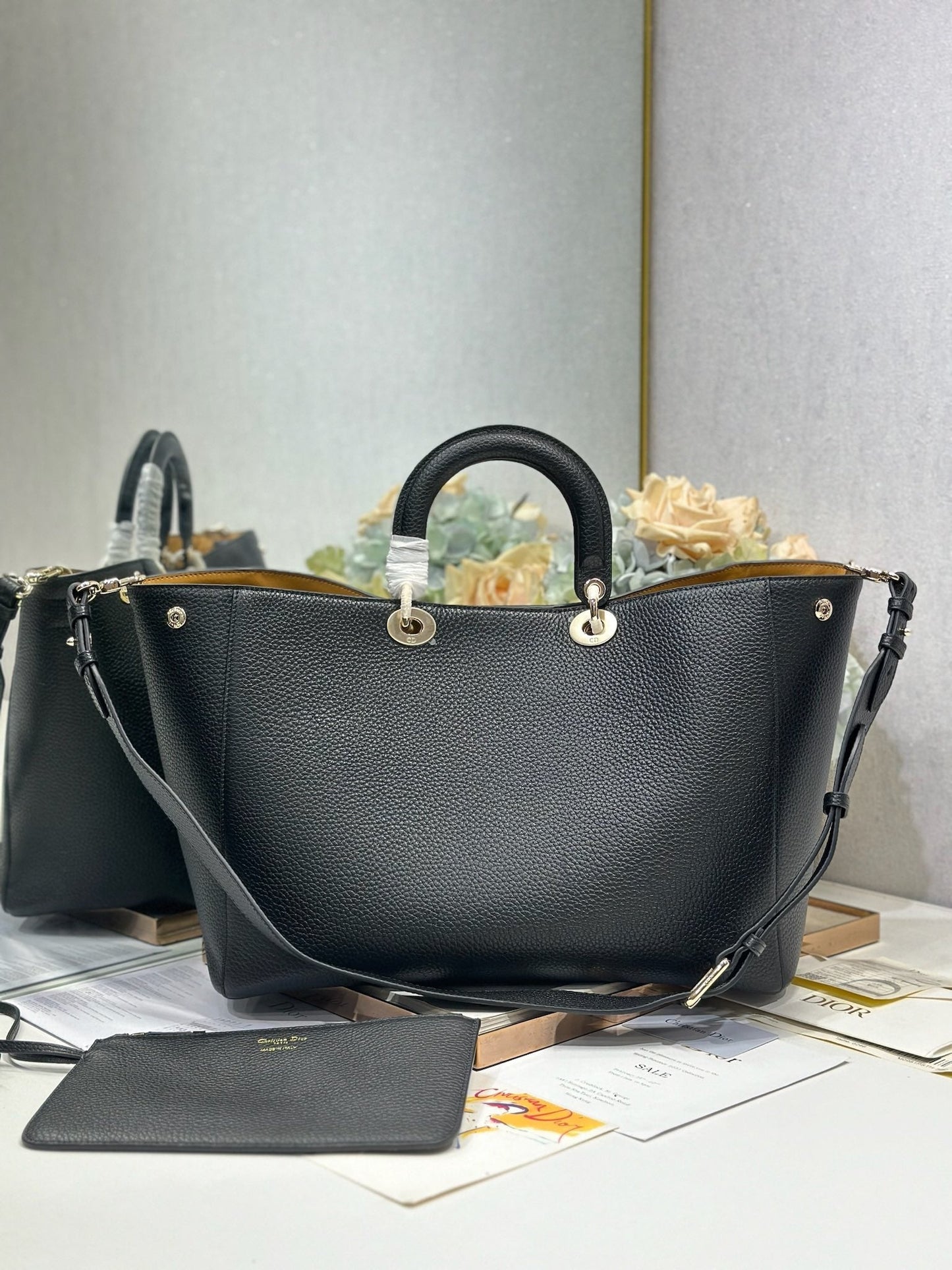 Dior 2026 Toujours Bag Embossed Calfskin 288175