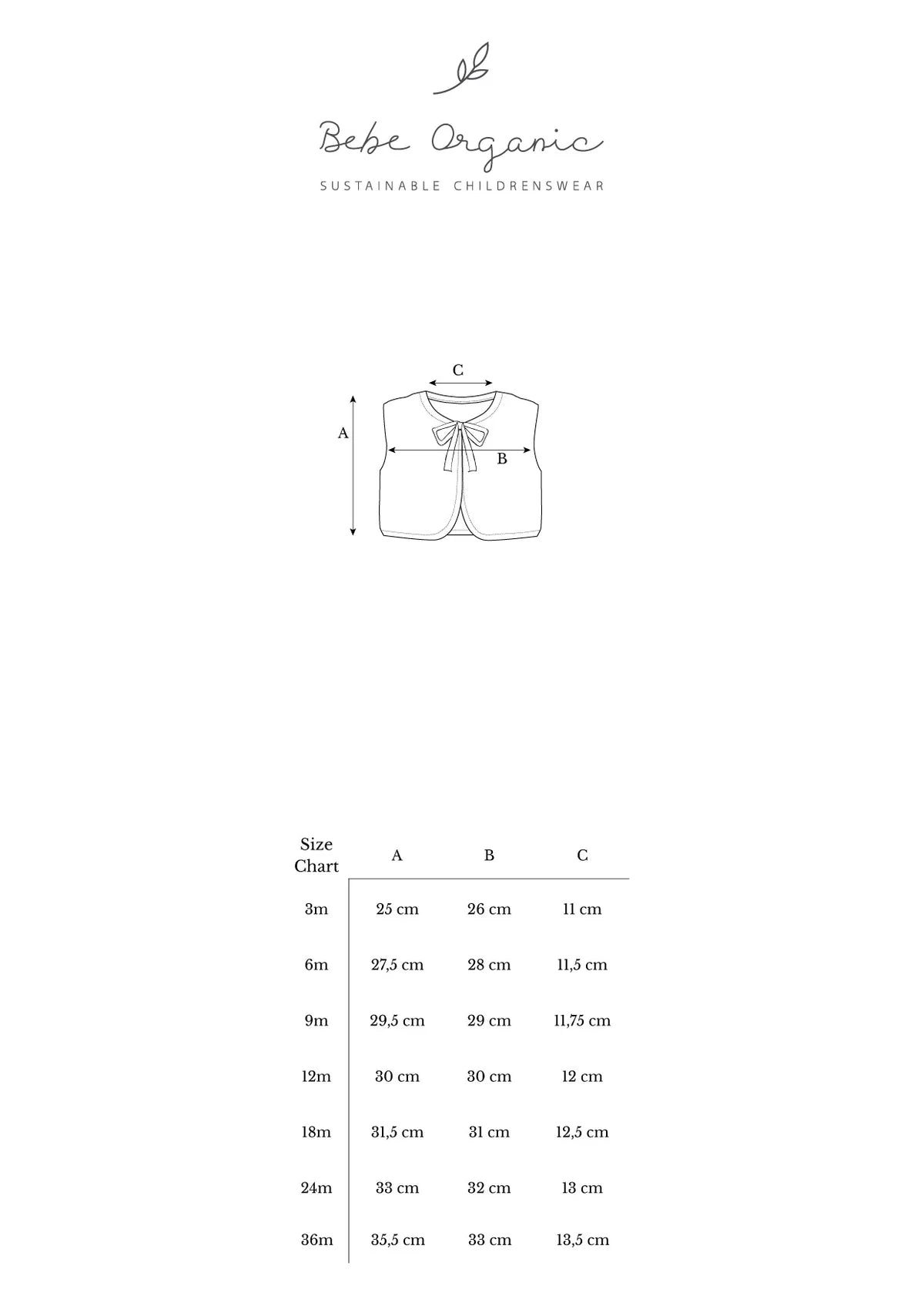 Emma Baby Vest