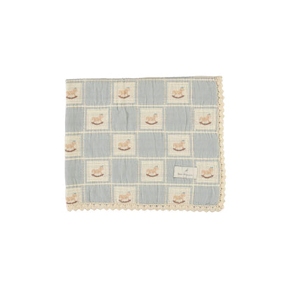 Rocking Horse Baby Blanket