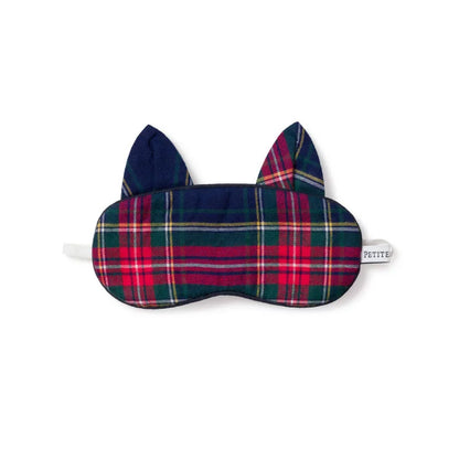 Windsor Tartan Kitty Eye Mask