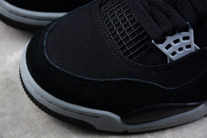AJ 4 Retro Black Canvas