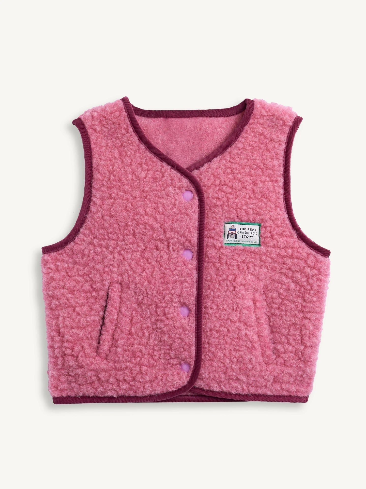 Merino Vest - Dusty Pink
