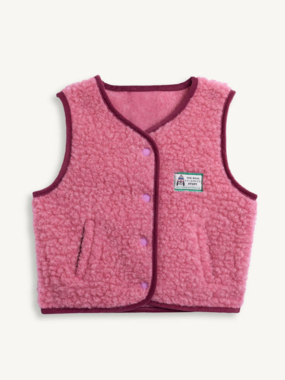 Merino Vest - Dusty Pink