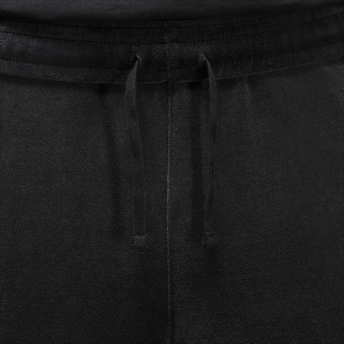 Men's Jordan Brooklyn Velour Track Pants - Black/Gym Red