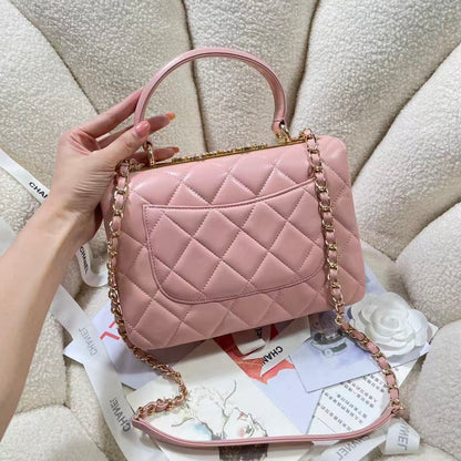 Chanel 2026 Trendy CC Flap Bag 25cm Pink Lambskin