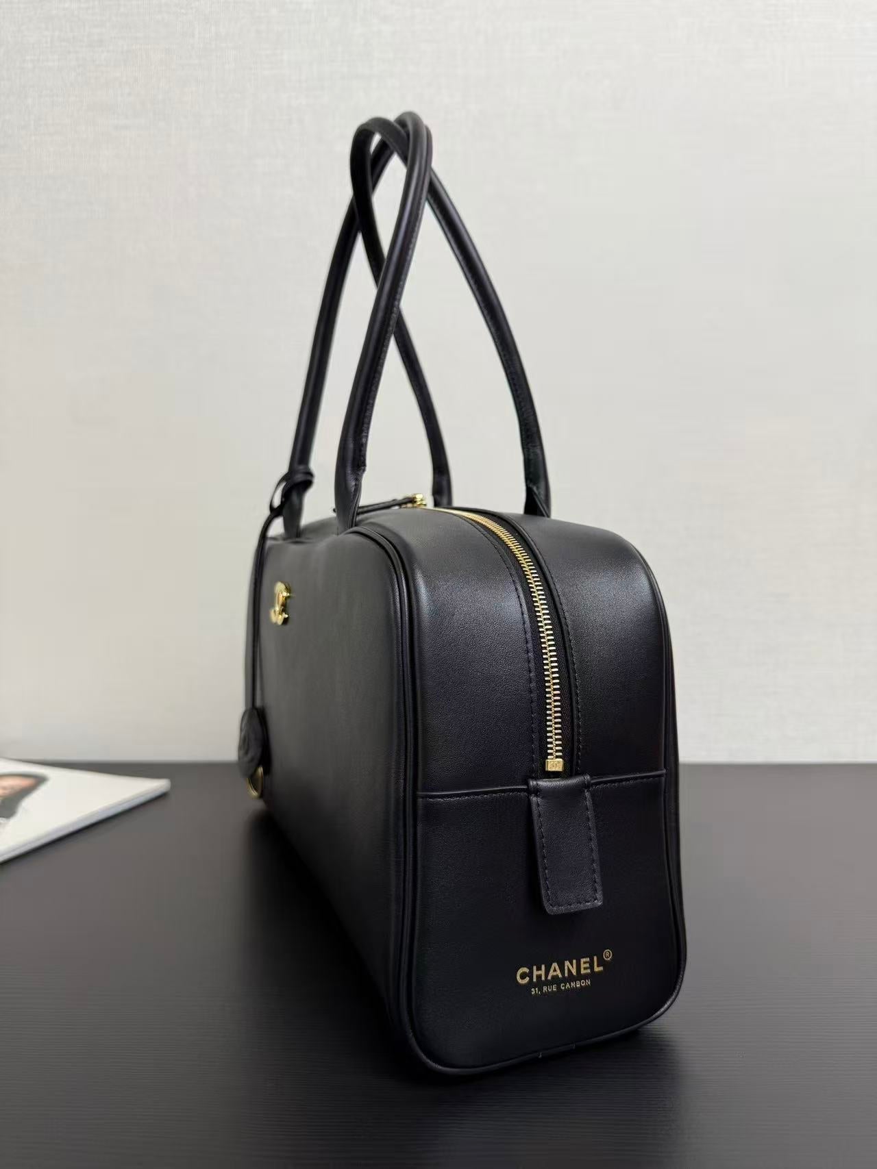 Chanel 2026 Large Bowling Bag 36cm Calfskin