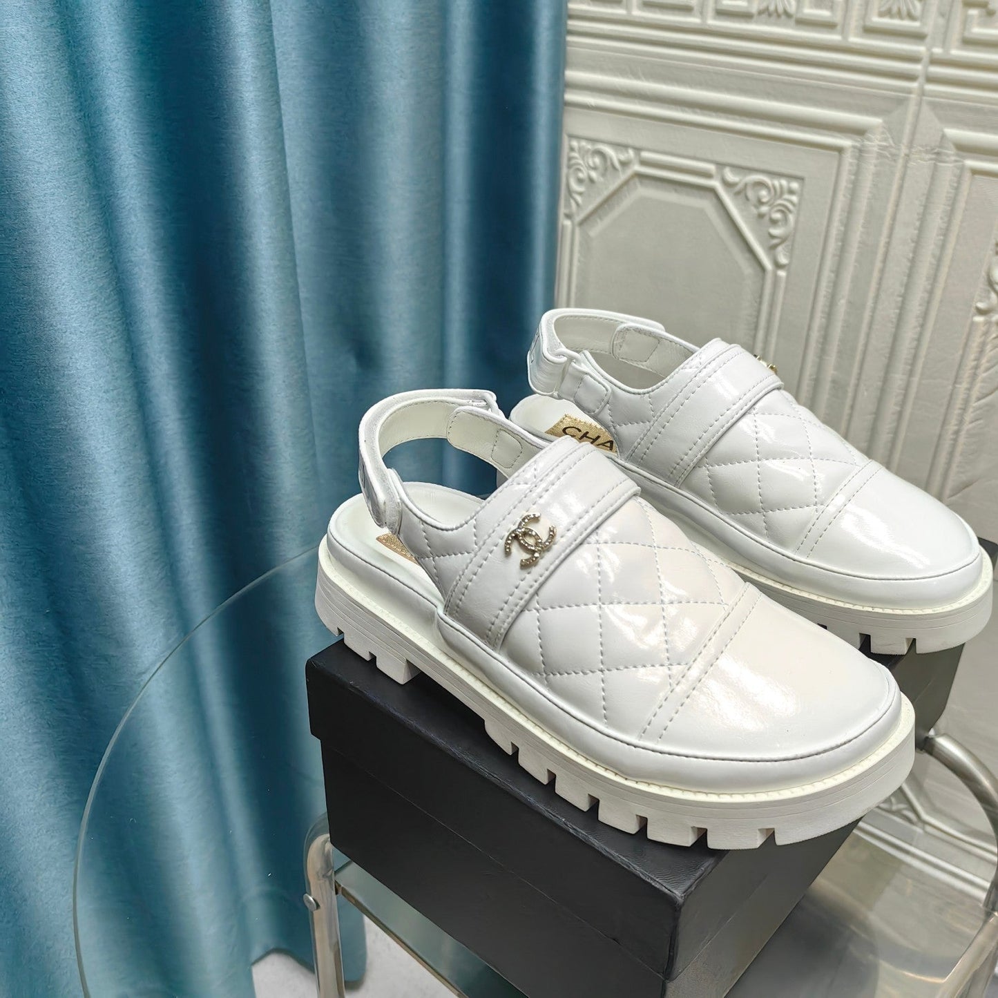 Chanel 2026 Chunky Dad Sandal Sheepskin 711756
