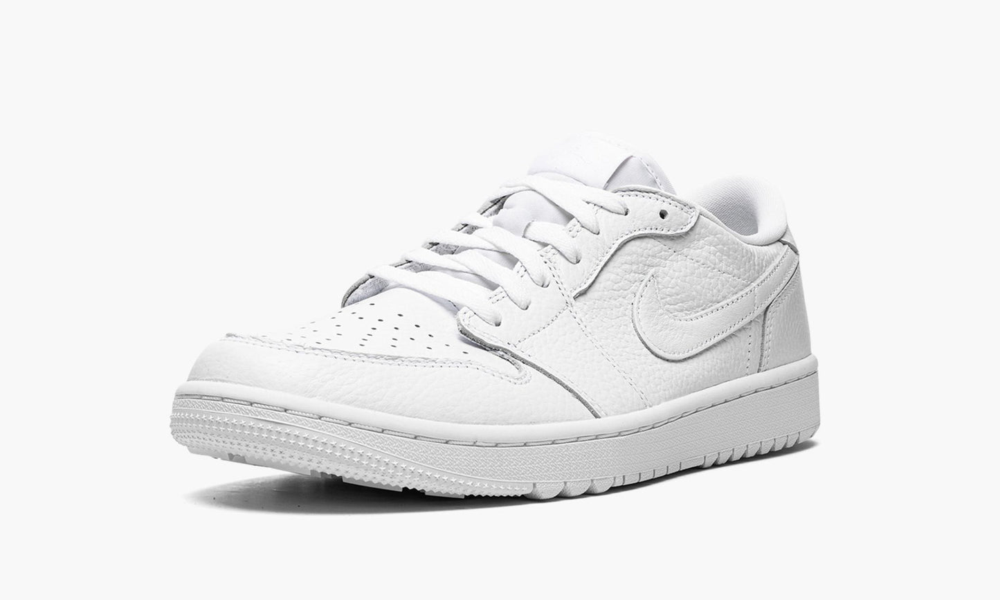 Air Jordan 1 Low Golf “Triple White” Sneakers - Court Classic