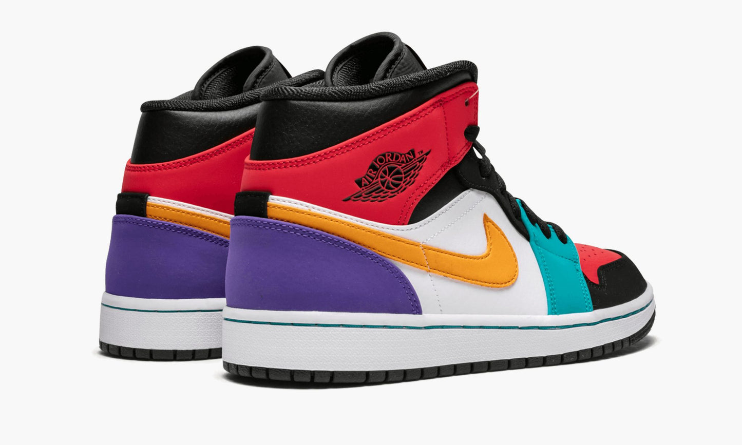 Air Jordan 1 Mid Multicolor Sneakers - Court Icon | Sneakerhead Pick