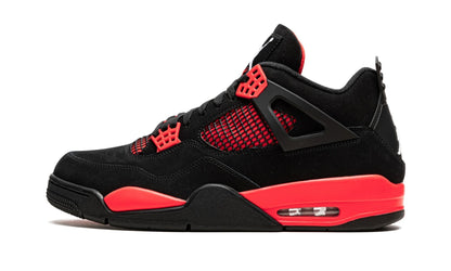 Air Jordan 4 Retro Red Thunder Sneakers - Performance Runner