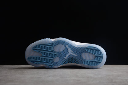 AJ 11 Low   White & University Blue