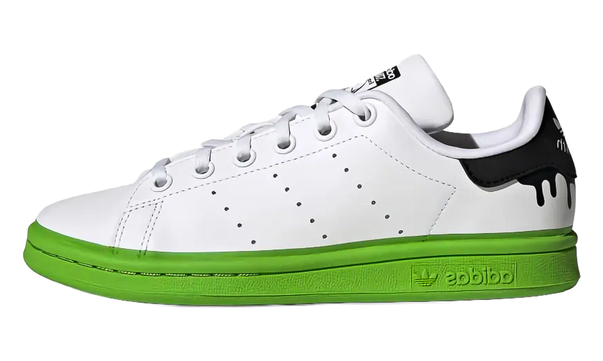 Stan Smith GS "Paint Drip - White Solid Green" GZ3966