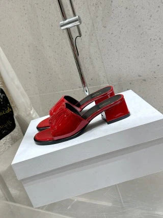 Celine 26 Clémence Mules 30mm Patent Leather 763141