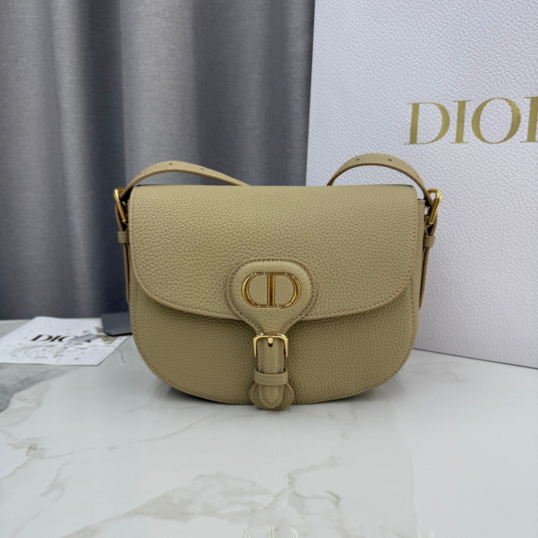 Dior 2026 Bobby Bag 22cm Multicolors Fabric and Grained Calfskin