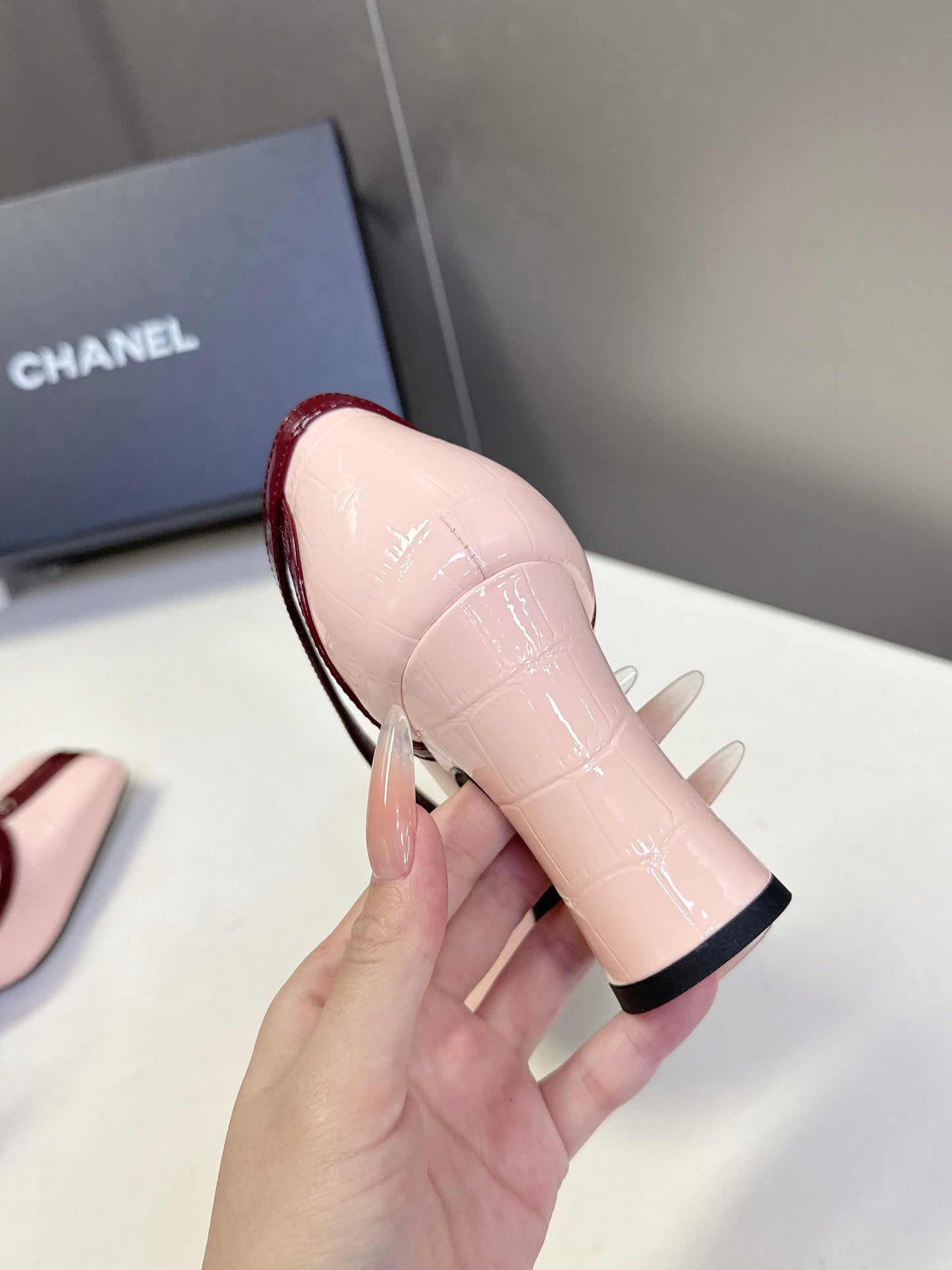 Chanel 2026 Mary Jane Slingback 85mm Patent Calfskin 895338